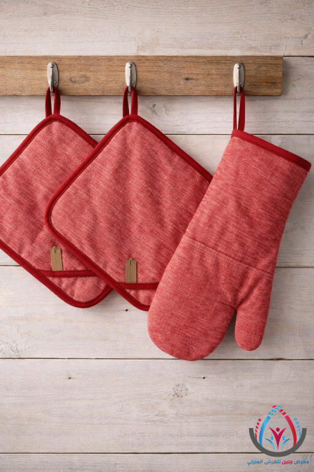 طقم قفاز الفرن