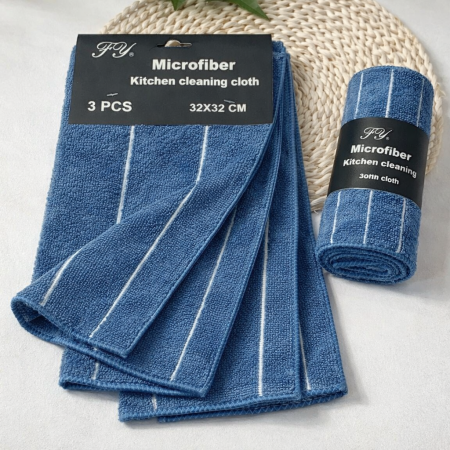 طقم فوط مايكروفايبر للمطبخ